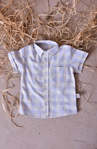 Chemise Enfant 1812-01 Bleu 1812-01