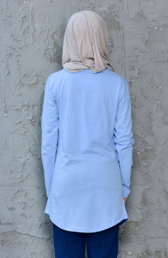 Basic Tişört 18059-14 Mavi