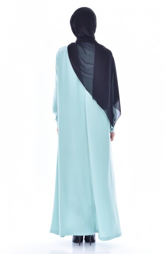 Mint Green Hijab Dress 1905-03