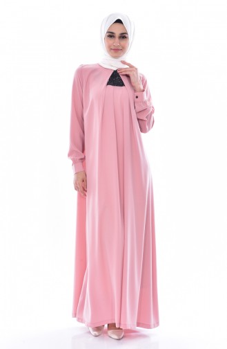 Powder Hijab Dress 1905-06