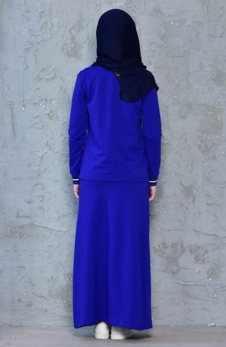 Bluz Etek İkili Takım 1494-01 Saks