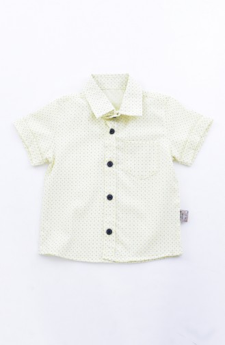 Chemise Enfant 1814-02 Jaune 1814-02