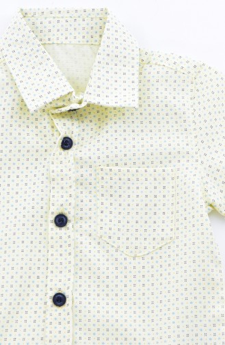 Chemise Enfant 1814-02 Jaune 1814-02