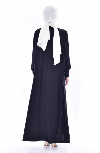 Taş Detaylı Elbise 1905-07 Siyah