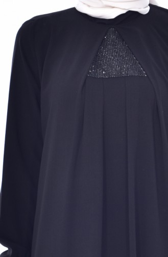 Taş Detaylı Elbise 1905-07 Siyah