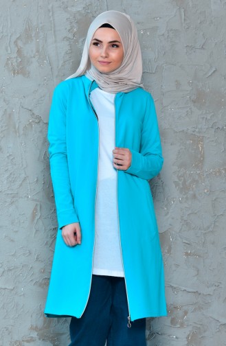 Zippered Sport Cape 18080-13 Turquoise 18080-13