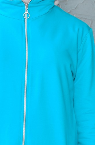 Zippered Sport Cape 18080-13 Turquoise 18080-13