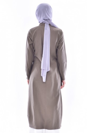 Cape İmprimée de Pierre 35838-03 Vert Khaki Clair 35838-03