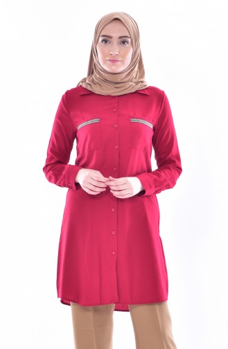 Claret red Tuniek 4826-07