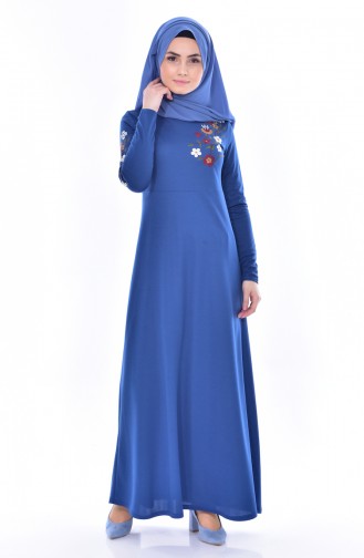 Indigo Hijab Dress 2005-03