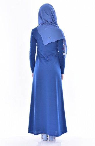 Indigo Hijab Dress 2005-03