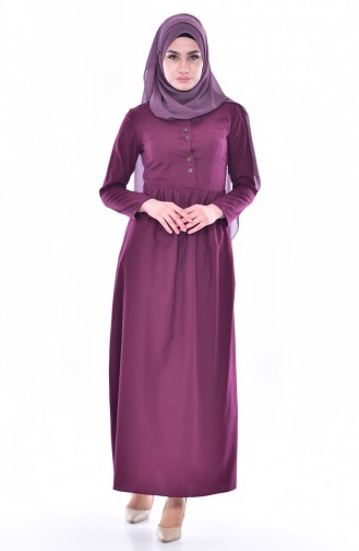 Hijab Kleid 7173-07 Zwetschge 7173-07