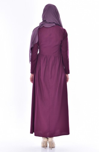 Hijab Kleid 7173-07 Zwetschge 7173-07