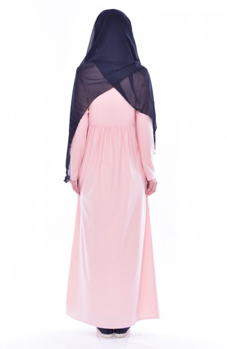 Powder Hijab Dress 7184-03