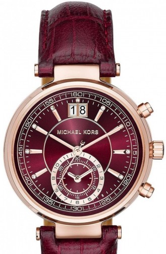 Claret red Horloge 2426