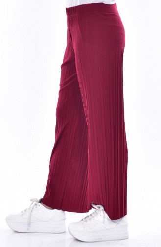 Pleated Pants 26481-09 Claret Red 26481-09