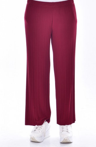 Pleated Pants 26481-09 Claret Red 26481-09
