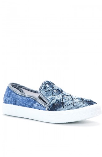 Denim Blue Casual Shoes 254-1810-013-03