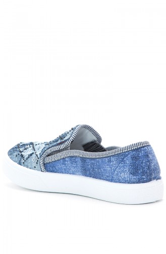 Jeans Blue Casual Shoes 254-1810-013-03