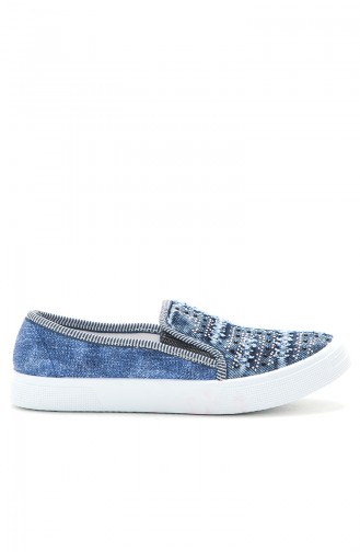 Jeans Blue Casual Shoes 254-1810-013-03