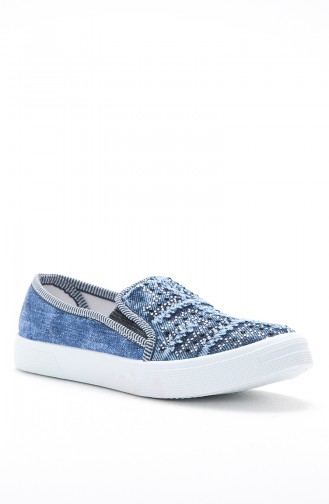 Denim Blue Casual Shoes 254-1810-013-03