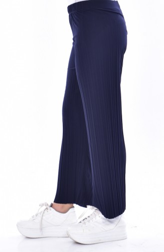 Pleated Pants 26481-11 Navy 26481-11