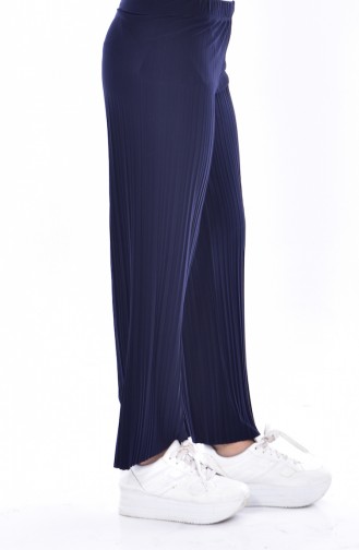 Pleated Pants 26481-11 Navy 26481-11