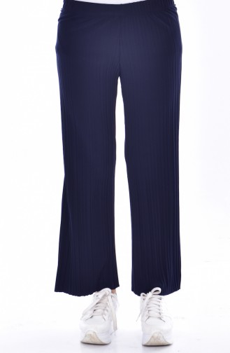 Pleated Pants 26481-11 Navy 26481-11