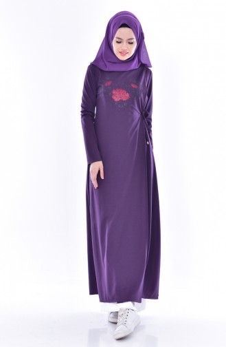 Purple Abaya 6053-07