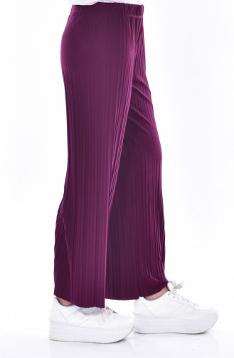 Pleated Pants  26481-10 Plum 26481-10