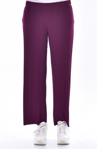 Pantalon Plissé 26481-10 Plum 26481-10