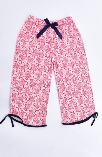 Kadın Alt Pijama ZY0148-02 Kırmızı
