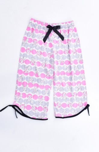 Damen Pyjamahose ZY0155-02 Pink 0155-02