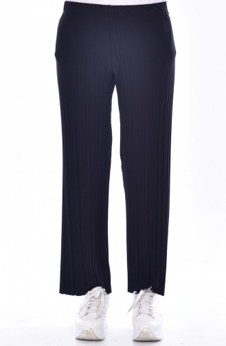 Pantalon Plissé 26481-02 Noir 26481-02