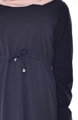 Beli Lace Pleated Dress 1643-01 Black 1643-01