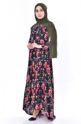 Robe a Traine 6056-04 Noir 6056-04
