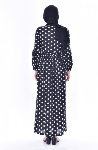 Black Hijab Dress 6062-04