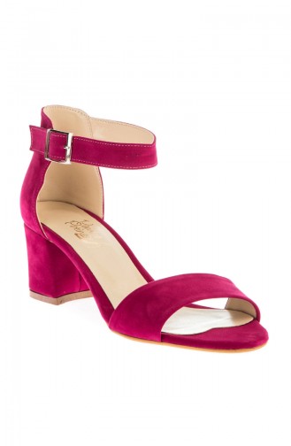 Chaussures Classique a Talons A608-18-12 Fushia Nubuck 608-18-12