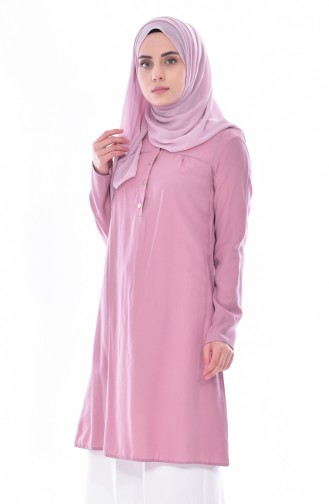Buttoned Tunic 3189-06 Dried Rose 3189-06