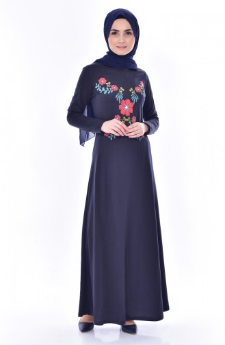 Robe Hijab Bleu Marine 7934-05