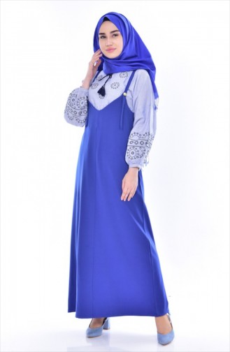 Gilet Dress 1508-01 Navy Blue 1508-01