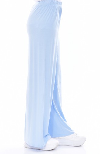 Waist Elastic Pants 1424-10 Blue 1424-10