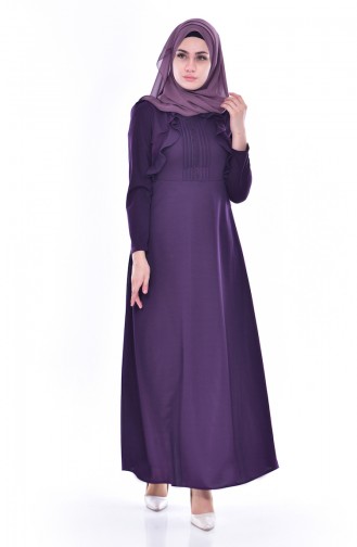 Purple Hijab Dress 0532-01