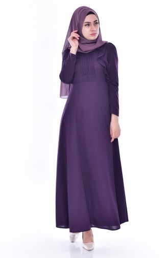 Purple İslamitische Jurk 0532-01