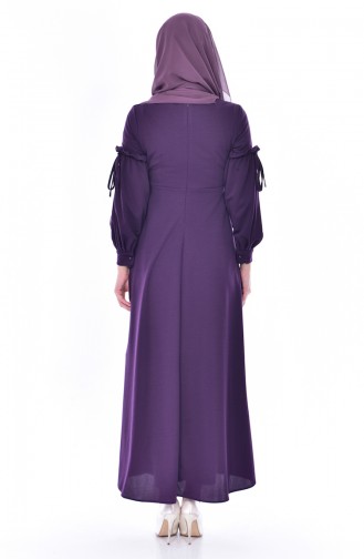 Purple İslamitische Jurk 0545-02