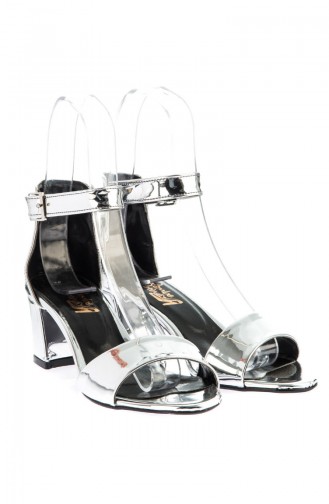 Platinum High-Heel Shoes 608-18-08