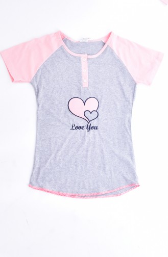 Ensemble Pyjama Pour Femme 2010K-05 Poudre 2010K-05