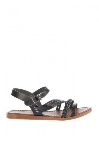 Black Summer Sandals 3003-18-01