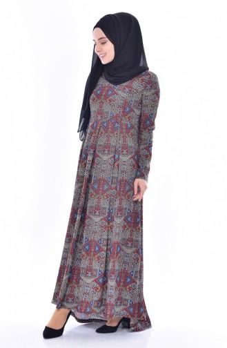 Kuyruklu Elbise 6054-03 Siyah