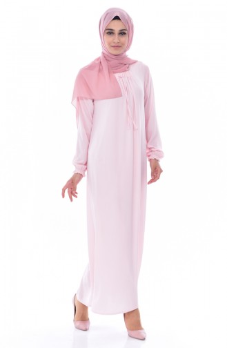 Powder Hijab Dress 1024-06